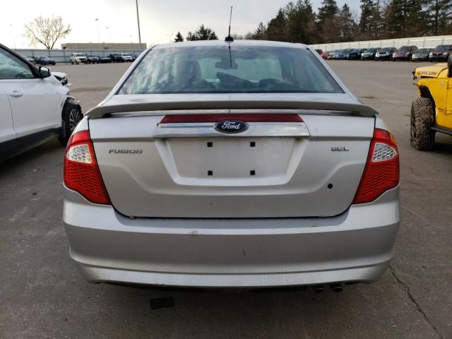 3FAHP0JA2AR117625 - 2010 FORD FUSION SEL SILVER photo 6