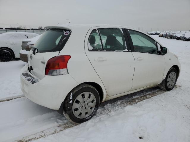 JTDKT4K3XA5306397 - 2010 TOYOTA YARIS WHITE photo 3