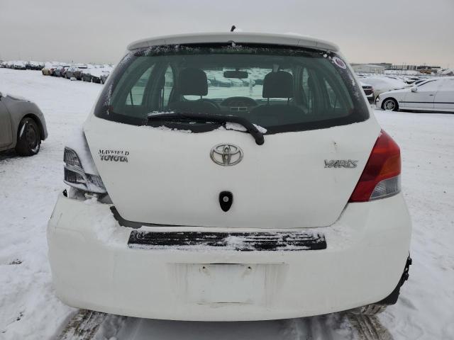 JTDKT4K3XA5306397 - 2010 TOYOTA YARIS WHITE photo 6