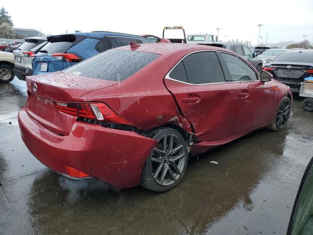 JTHBF1D2XE5015316 - 2014 LEXUS IS 250 RED photo 3