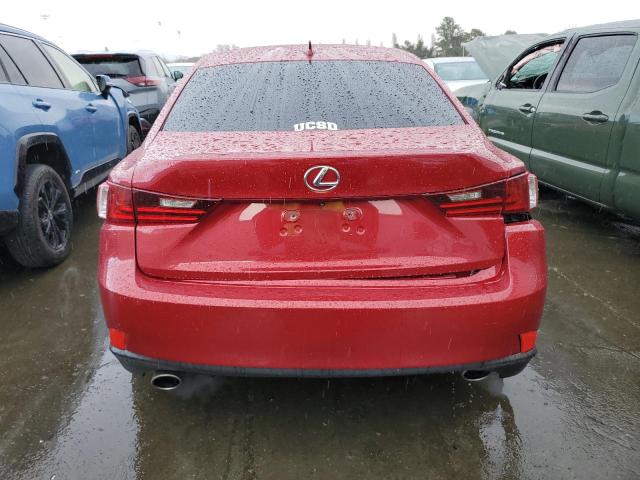 JTHBF1D2XE5015316 - 2014 LEXUS IS 250 RED photo 6