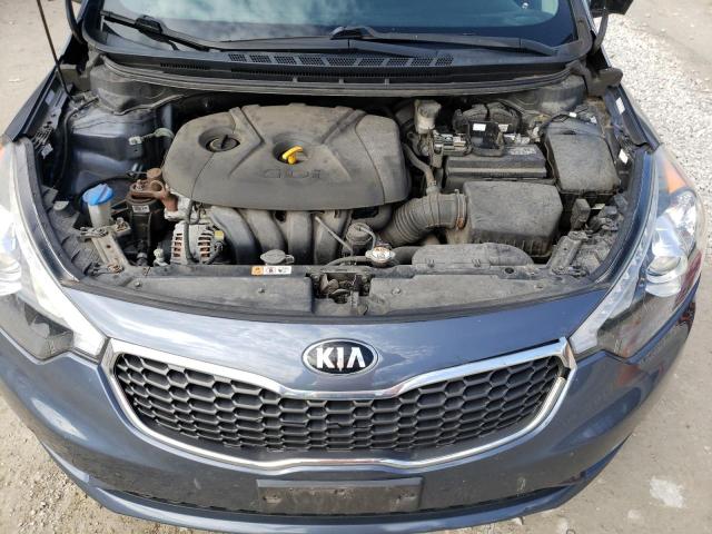 KNAFX4A81E5092292 - 2014 KIA FORTE EX GRAY photo 11