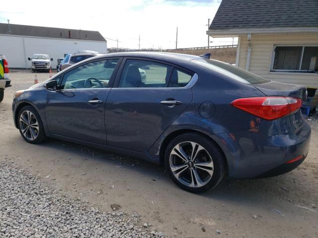 KNAFX4A81E5092292 - 2014 KIA FORTE EX GRAY photo 2