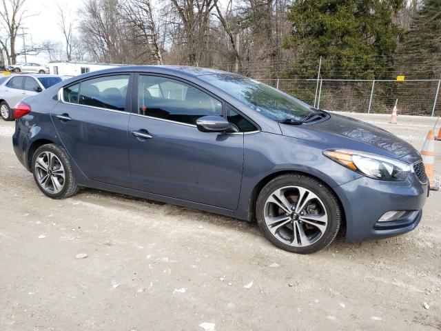 KNAFX4A81E5092292 - 2014 KIA FORTE EX GRAY photo 4