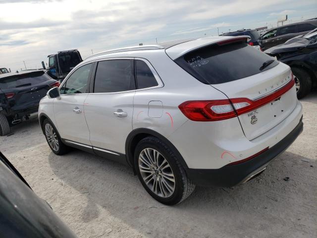 2LMPJ6LR2JBL12409 - 2018 LINCOLN MKX RESERVE أبيض صورة 2