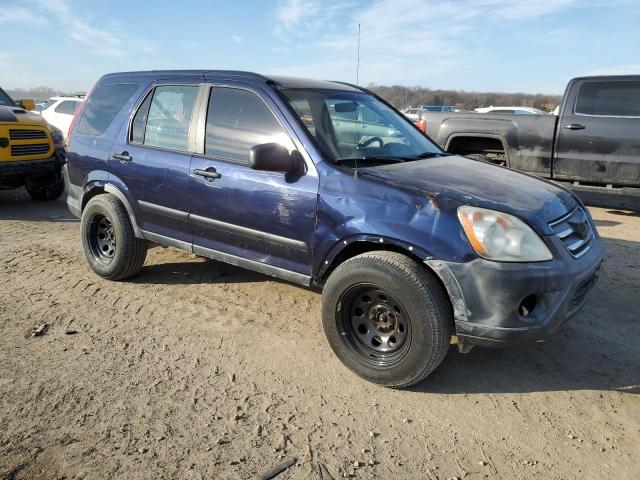 JHLRD78546C008567 - 2006 HONDA CR-V LX BLUE photo 4