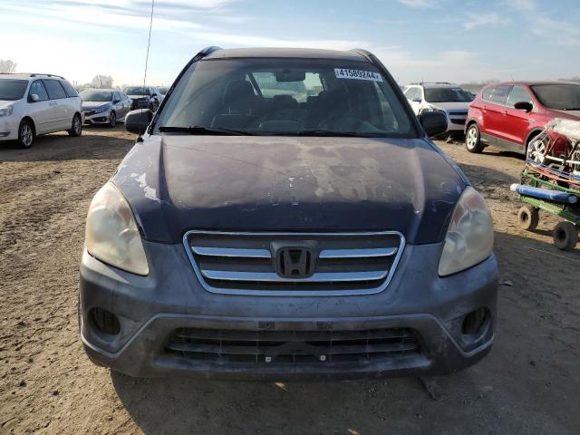 JHLRD78546C008567 - 2006 HONDA CR-V LX BLUE photo 5