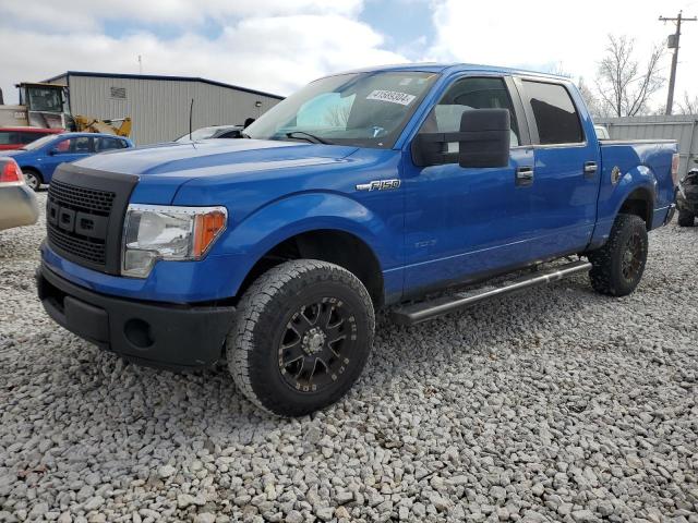 1FTFW1ET4DFB04110 - 2013 FORD F150 SUPERCREW BLUE photo 1