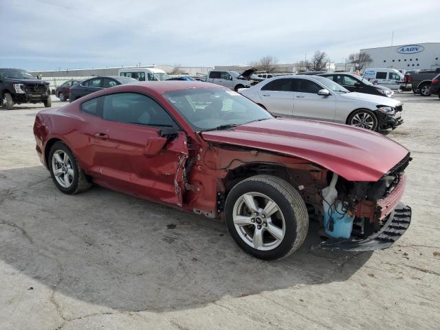 1FA6P8AM0H5330134 - 2017 FORD MUSTANG RED photo 4