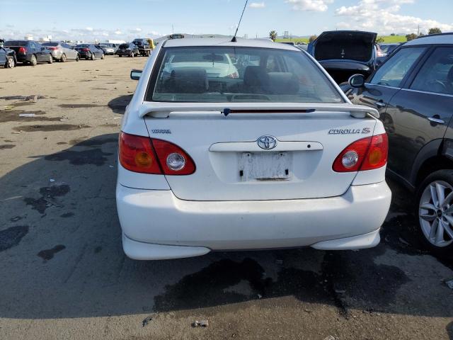 1NXBR32E43Z056959 - 2003 TOYOTA COROLLA CE WHITE photo 6