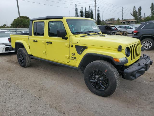 1C6HJTAG9PL512546 - 2023 JEEP GLADIATOR SPORT YELLOW photo 4