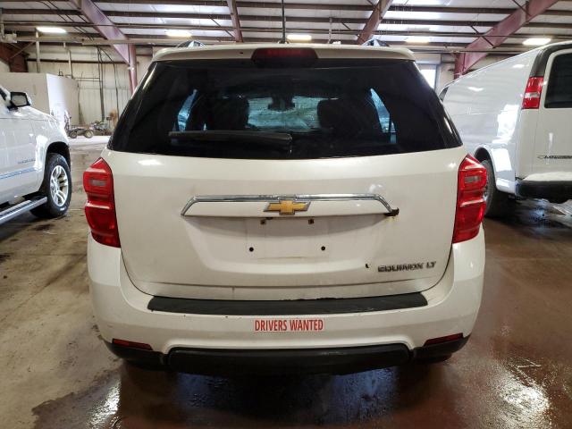 2GNALCEK5G1137268 - 2016 CHEVROLET EQUINOX LT WHITE photo 6