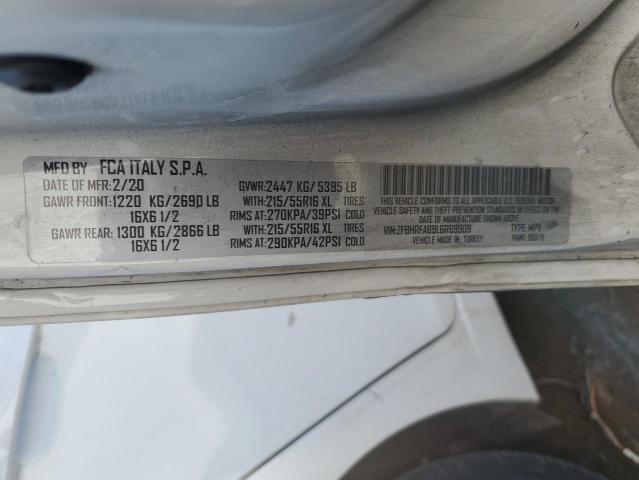 ZFBHRFAB9L6R69909 - 2020 RAM PROMASTER 白色 照片 14