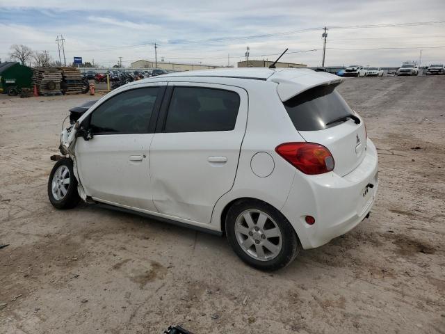 ML32A4HJ5FH060721 - 2015 MITSUBISHI MIRAGE ES WHITE photo 2