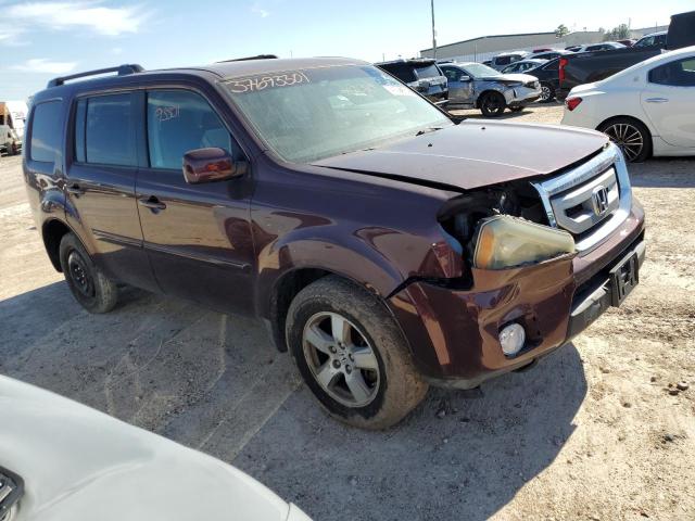 5FNYF4H43AB015157 - 2010 HONDA PILOT EX BURGUNDY photo 4