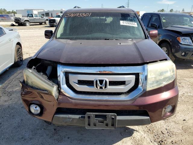 5FNYF4H43AB015157 - 2010 HONDA PILOT EX BURGUNDY photo 5