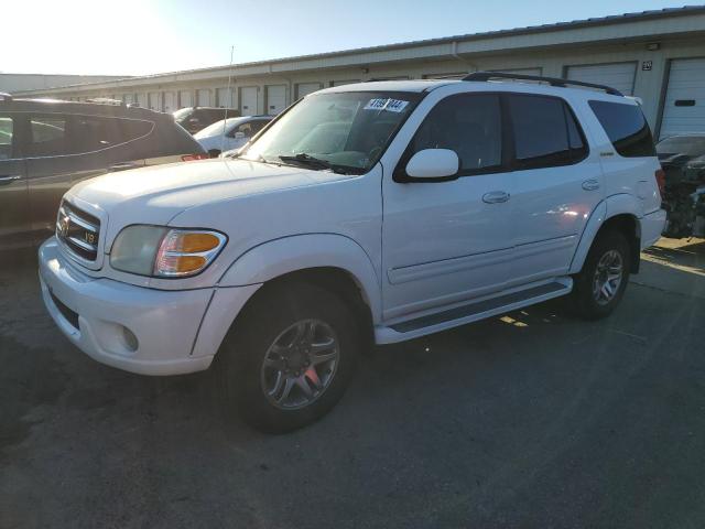 5TDBT48A42S063025 - 2002 TOYOTA SEQUOIA LIMITED WHITE photo 1