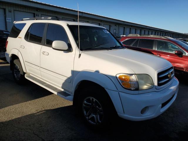 5TDBT48A42S063025 - 2002 TOYOTA SEQUOIA LIMITED WHITE photo 4