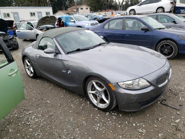 4USBU53548LX85631 - 2008 BMW Z4 3.0SI GRAY photo 4