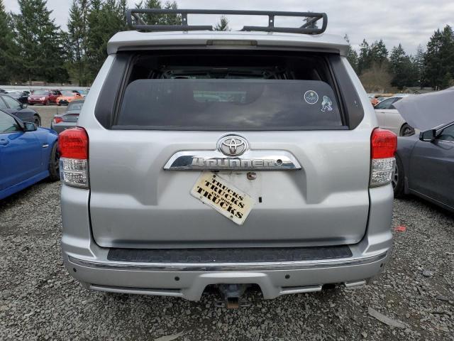 JTEBU5JR1A5003271 - 2010 TOYOTA 4RUNNER SR5 SILVER photo 6