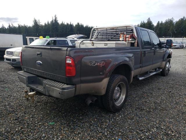 1FTXW43R78EA26463 - 2008 FORD F450 SUPER DUTY GRAY photo 3