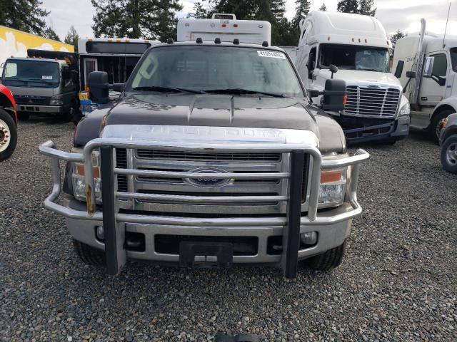 1FTXW43R78EA26463 - 2008 FORD F450 SUPER DUTY GRAY photo 5