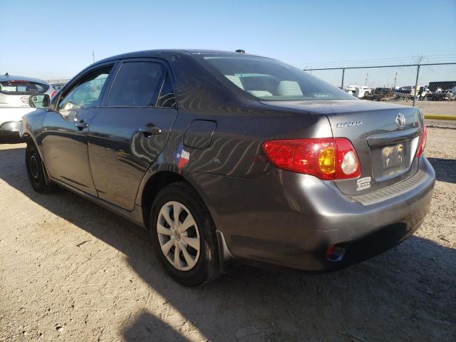 1NXBU4EE7AZ290512 - 2010 TOYOTA COROLLA BASE GRAY photo 2