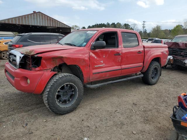 5TELU42N28Z583507 - 2008 TOYOTA TACOMA DOUBLE CAB RED photo 1