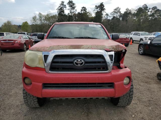 5TELU42N28Z583507 - 2008 TOYOTA TACOMA DOUBLE CAB 红色 照片 5