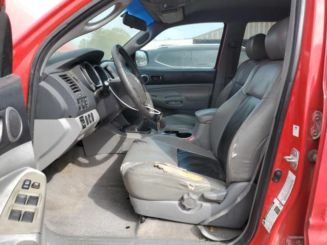 5TELU42N28Z583507 - 2008 TOYOTA TACOMA DOUBLE CAB 红色 照片 7