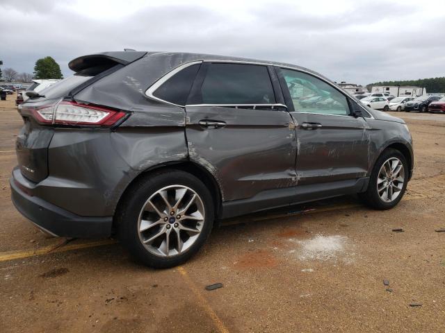 2FMTK3K87FBB73013 - 2015 FORD EDGE TITANIUM GRAY photo 3