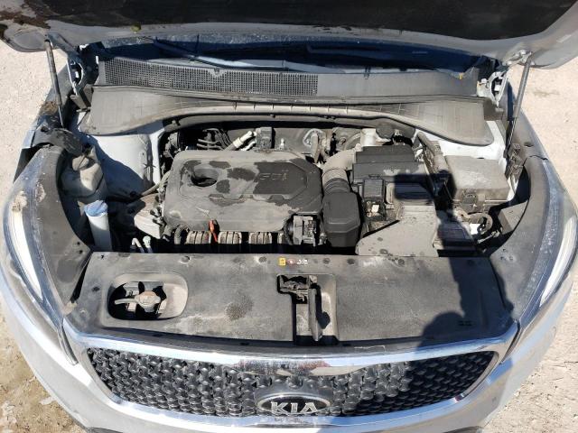 5XYPG4A39GG170209 - 2016 KIA SORENTO LX SILVER photo 12