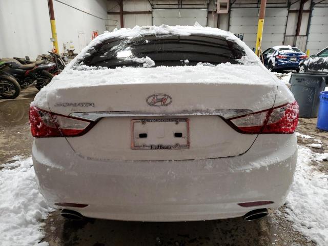 5NPEC4AC9DH533826 - 2013 HYUNDAI SONATA SE WHITE photo 6