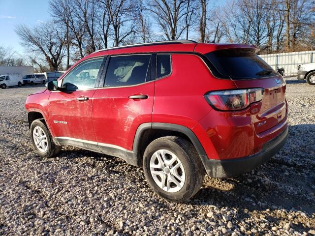 3C4NJDAB8JT153739 - 2018 JEEP COMPASS SPORT RED photo 2