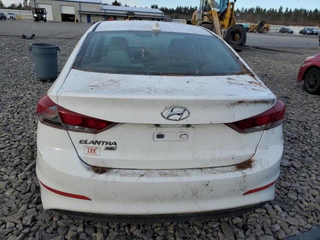 5NPD74LF4HH209101 - 2017 HYUNDAI ELANTRA SE WHITE photo 6