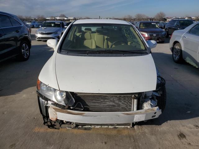 JHMFA36258S007171 - 2008 HONDA CIVIC HYBRID WHITE photo 5