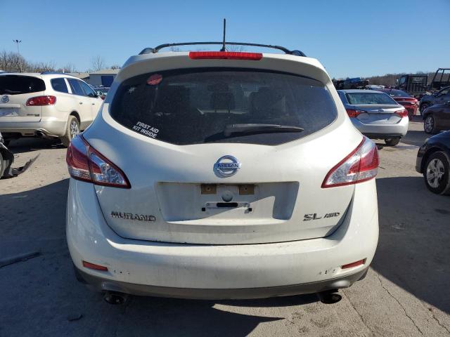 JN8AZ1MW5EW518371 - 2014 NISSAN MURANO S WHITE photo 6