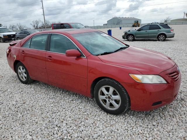 4T1BK46K39U077868 - 2009 TOYOTA CAMRY SE RED photo 4