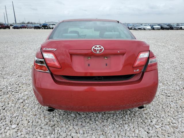 4T1BK46K39U077868 - 2009 TOYOTA CAMRY SE RED photo 6