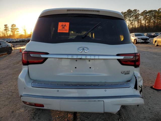 JN8AZ2NE0K9234863 - 2019 INFINITI QX80 LUXE WHITE photo 6