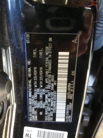 5TDGZRBH9LS038307 - 2020 TOYOTA HIGHLANDER XLE BLACK photo 13