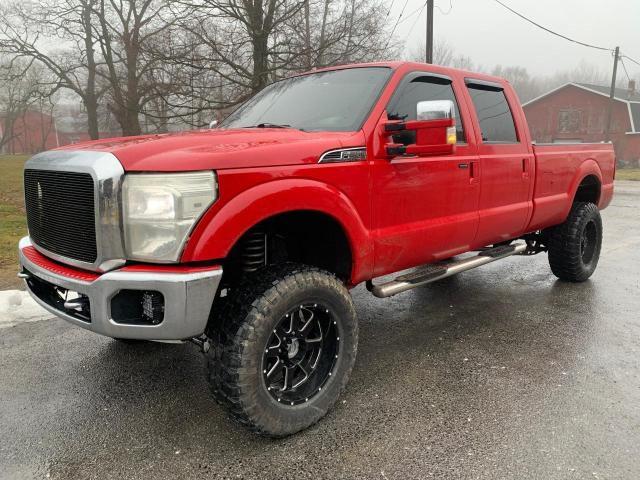1FT7W2BT6BEC84711 - 2011 FORD F250 SUPER DUTY RED photo 2