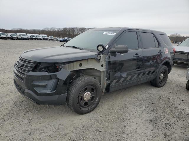 1FM5K8AR8GGA86795 - 2016 FORD EXPLORER POLICE INTERCEPTOR შავი ფოტო 1