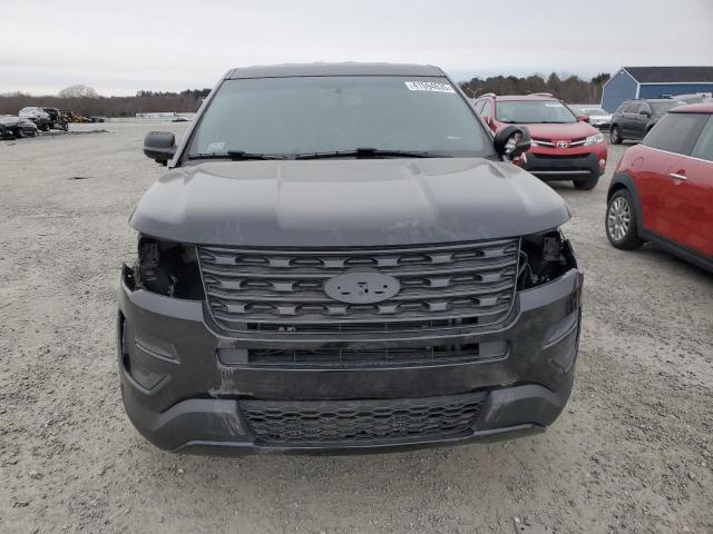 1FM5K8AR8GGA86795 - 2016 FORD EXPLORER POLICE INTERCEPTOR შავი ფოტო 5