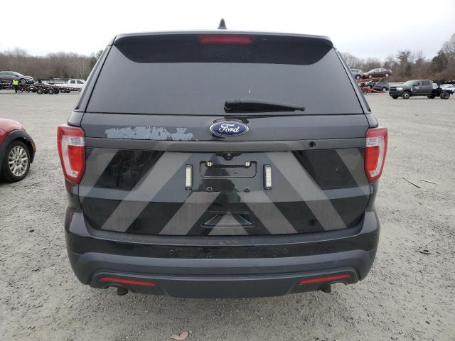 1FM5K8AR8GGA86795 - 2016 FORD EXPLORER POLICE INTERCEPTOR შავი ფოტო 6