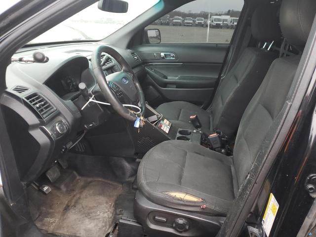 1FM5K8AR8GGA86795 - 2016 FORD EXPLORER POLICE INTERCEPTOR შავი ფოტო 7