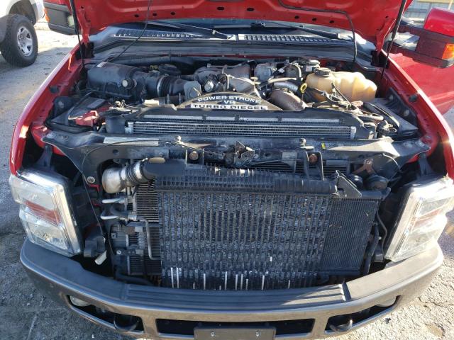 1FTSW21R49EA73081 - 2009 FORD F250 SUPER DUTY RED photo 11