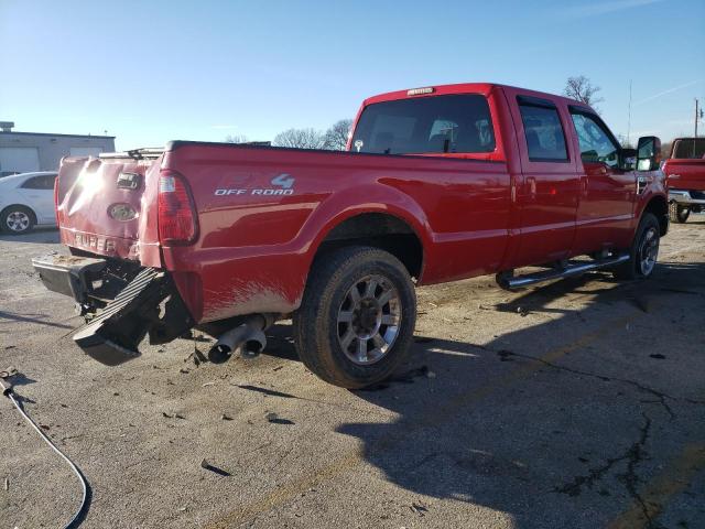 1FTSW21R49EA73081 - 2009 FORD F250 SUPER DUTY RED photo 3