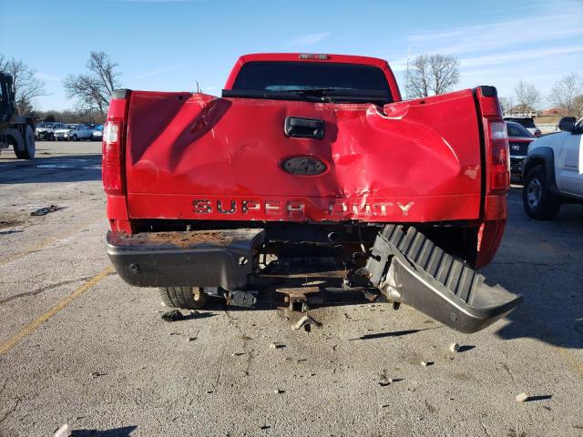 1FTSW21R49EA73081 - 2009 FORD F250 SUPER DUTY RED photo 6