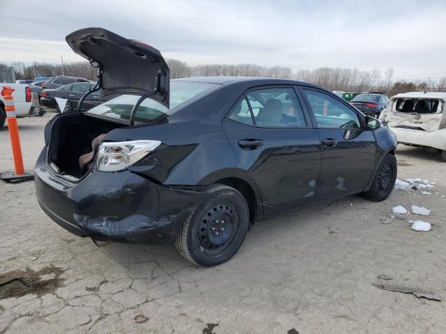 2T1BURHE3FC476582 - 2015 TOYOTA COROLLA L BLACK photo 3